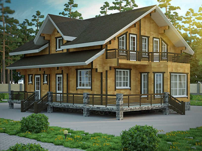 Брусовые дома Ель Самара